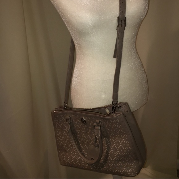 Authentic Gray Tory Burch Handbag - Picture 2 of 8